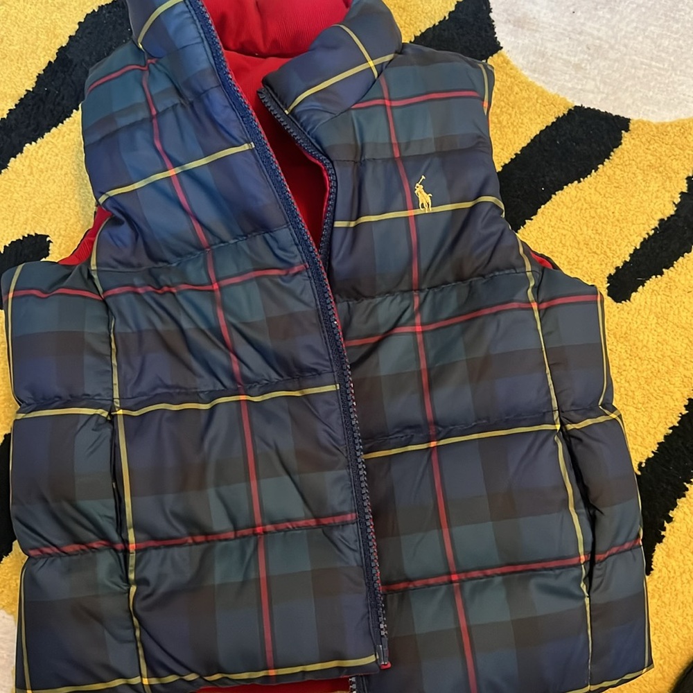 Reversible Polo Ralph Lauren Vest 2T - Picture 2 of 3